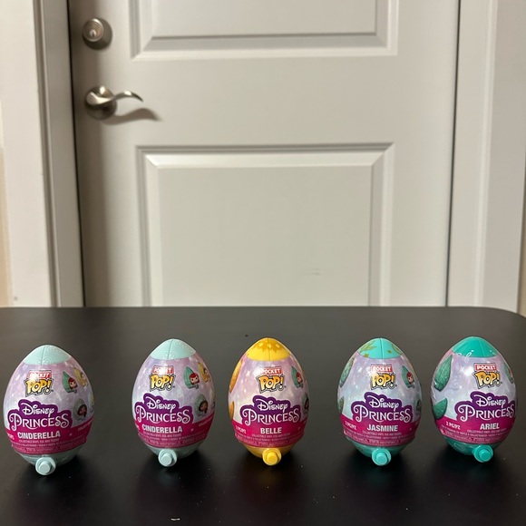 Disney Princess Pocket Pop Surprise Eggs ~ Set of 5 - Picture 1 of 1